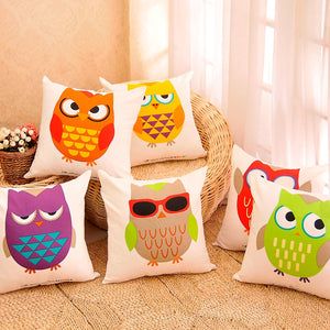 owl cushion cover