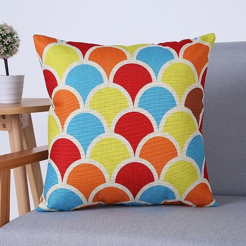 geometric cushion pillow cover cojines